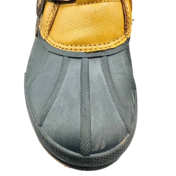 Magellan Outdoors Mens Insulated Duck Boots Size 9D Brown Thermoplastic Rubber - Picture 6 of 16